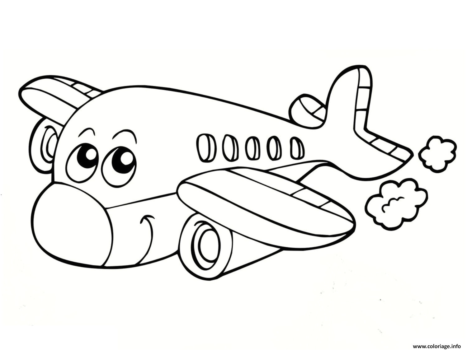 Coloriage Avion A Imprimer Coloriage Avion 14 Jecolorie