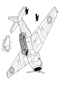 Coloriage Avion De Guerre 12 Meilleures Images Du Tableau Coloriages Avions