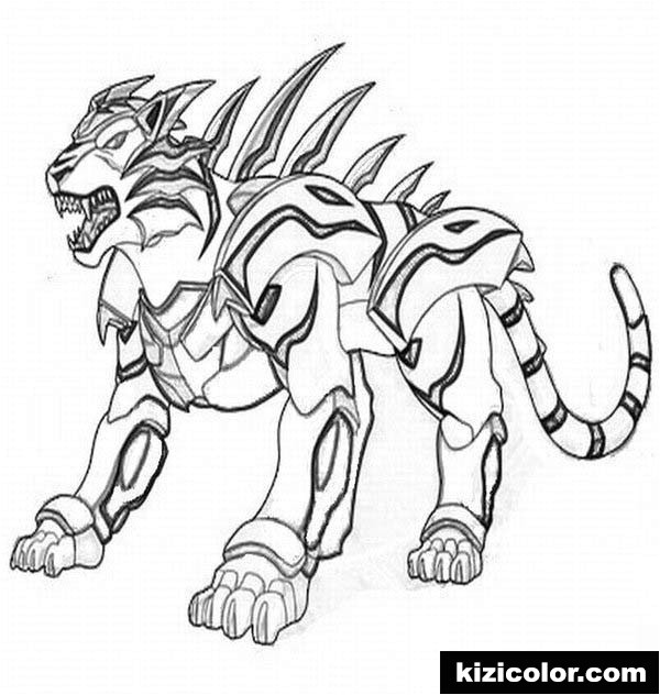 Coloriage Bakugan Battle Planet Dibujo De Las Paginas De Dragonoid Bakugan Páginas Para
