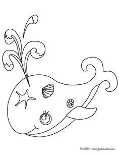 Coloriage Baleine à Imprimer Gratuit 68 Meilleures Images Du Tableau Coloriages Animaux Marins