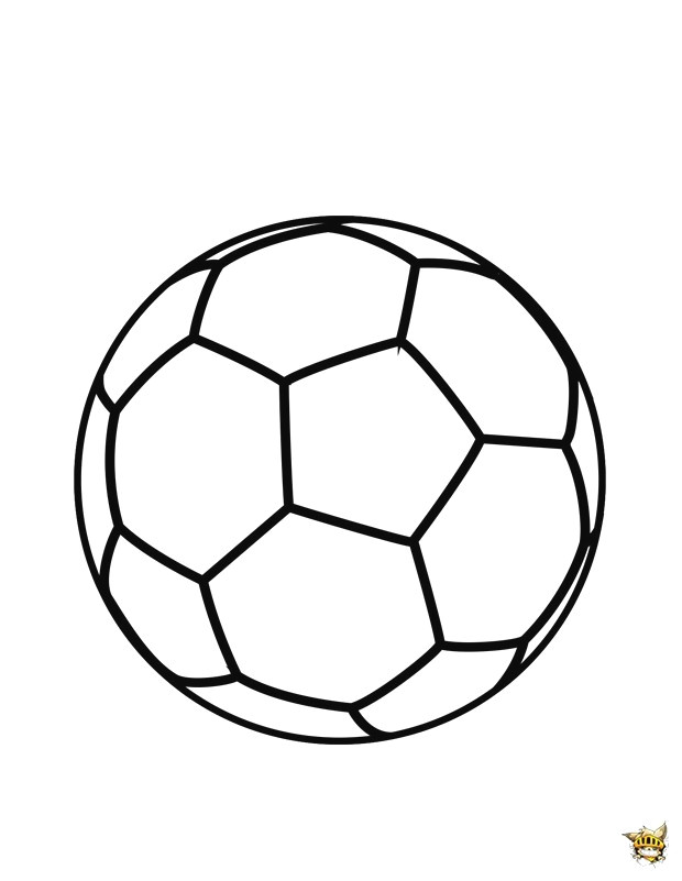 Coloriage Ballon De Foot A Imprimer Dessin De Ballon De Foot A Imprimer Coloriage Football