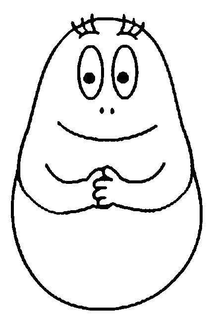 Coloriage Barbapapa Gratuit A Imprimer Imprime Le Dessin à Colorier De Barbapapa