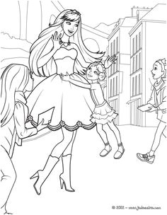 Coloriage Barbie A La Plage Les 107 Meilleures Images De Coloriages Barbie