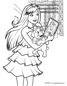 Coloriage Barbie A La Plage Les 107 Meilleures Images De Coloriages Barbie
