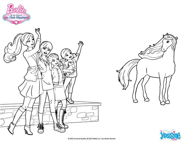 Coloriage Barbie Et Ses soeurs Coloriage De Barbie Et Ses soeurs Ohbqfo