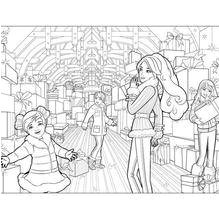 Coloriage Barbie Et Ses soeurs Coloriages Barbie Et Ses soeurs à Colorier Fr Hellokids