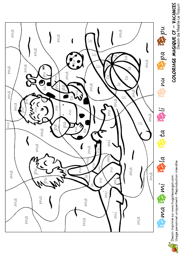Coloriage Barbie Hugo L Escargot Dessin Coloriage Magique Cp Vacances Et Jeux