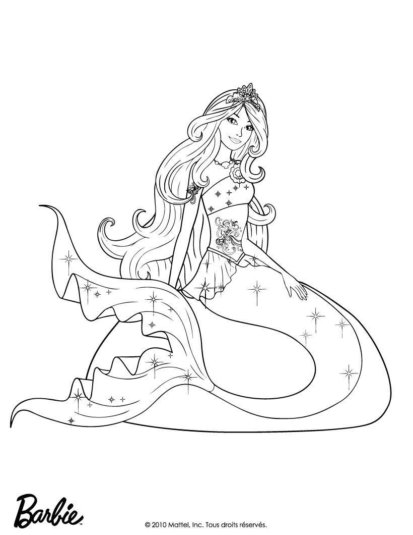 Coloriage Barbie Sirene 2 Coloriages La Sirène Merliah sous L Eau Fr Hellokids Coloriage Barbie Sirene 2 Coloriages La Sirène Merliah sous L Eau Fr Hellokids