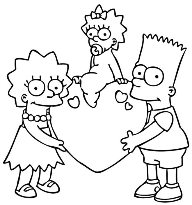 Coloriage Bart Simpson A Imprimer Coloriage Bart Simpson En Ligne Dessin Gratuit à Imprimer