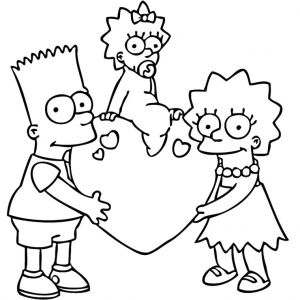 Coloriage Bart Simpson A Imprimer Simpsons 8 Cartoons – Printable Coloring Pages