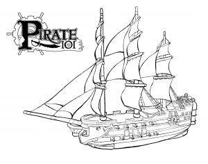 Coloriage Bateau De Pirate A Imprimer 17 Dessins De Coloriage Bateau Pirate à Imprimer