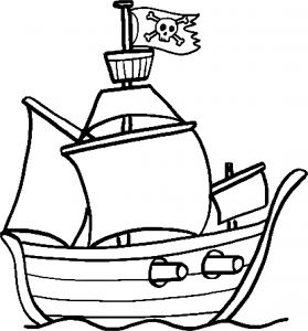 Coloriage Bateau De Pirate A Imprimer Bateau De Pirate Coloriage