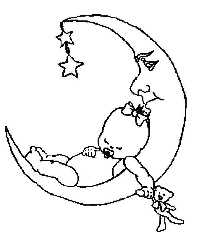 Coloriage Bébé Qui Dort Coloriage Bb Qui Dort
