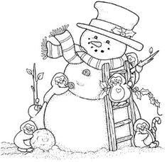 Coloriage Bonhomme De Neige à Imprimer 1468 Meilleures Images Du Tableau Bonhomme De Neige En 2020