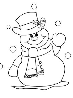 Coloriage Bonhomme De Neige à Imprimer Motifs De No L