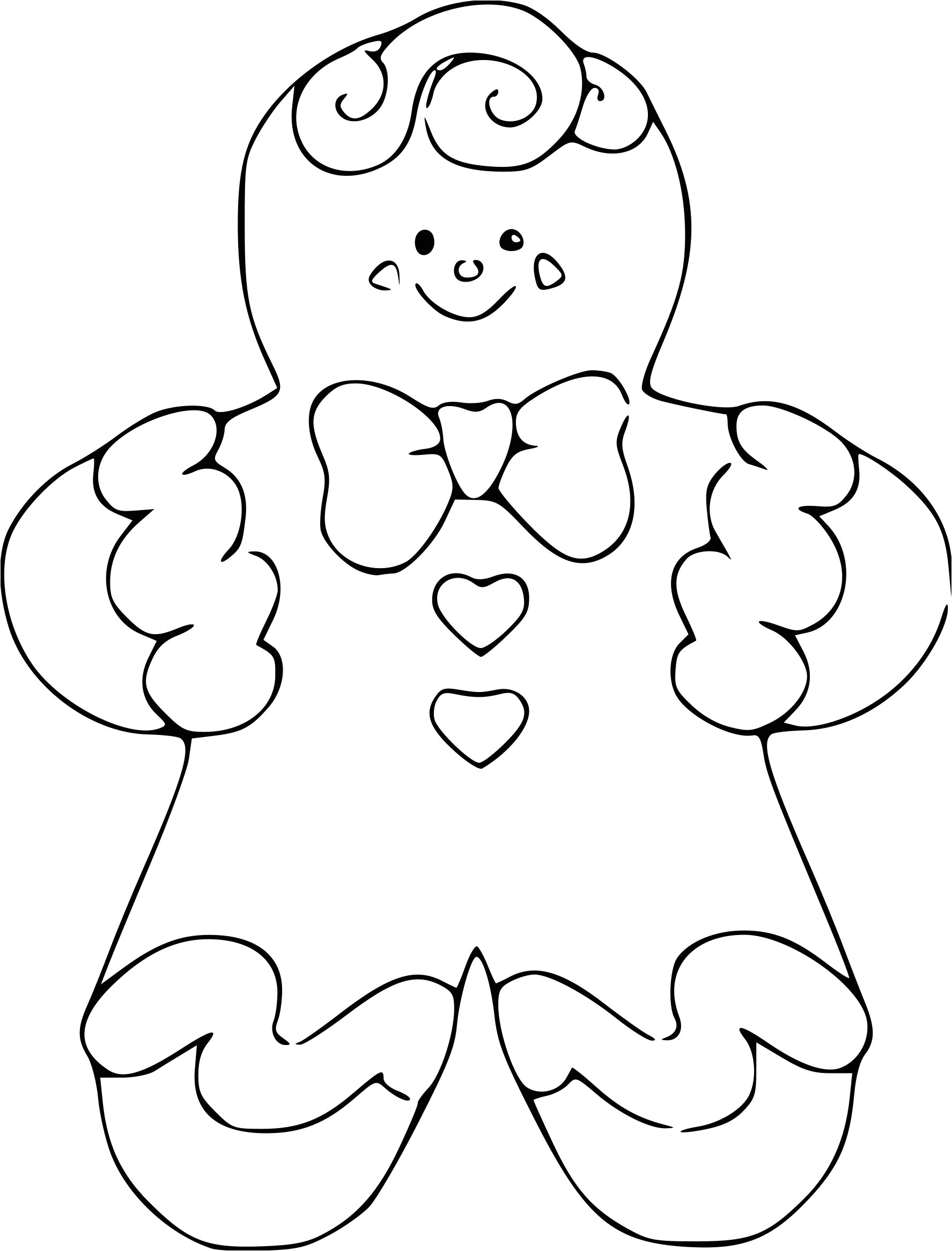 Coloriage Bonhomme Pain D Epice Coloriage Pain D épice Noel à Imprimer Sur Coloriages Fo