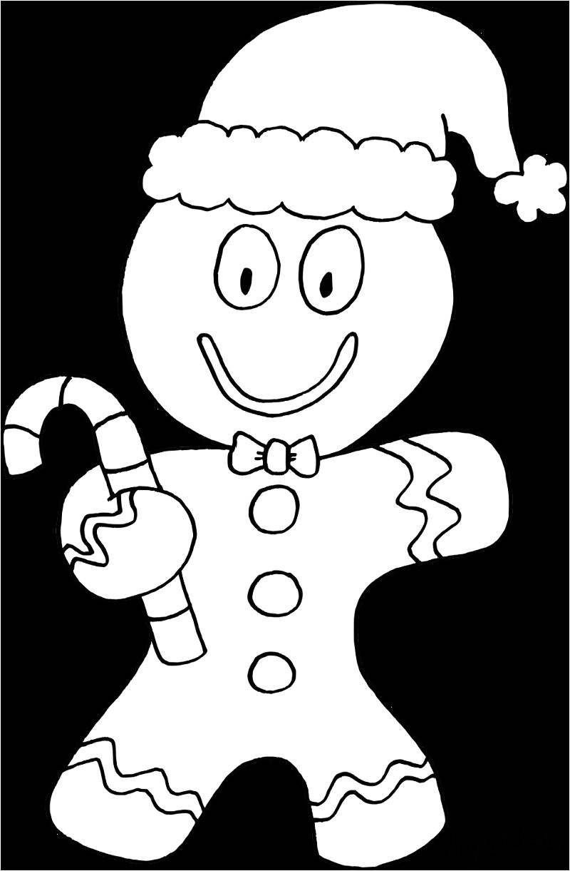 Coloriage Bonhomme Pain D Epice Dessin – Le Bonhomme De Pain D’épices – Le Blog De Mystic Ly