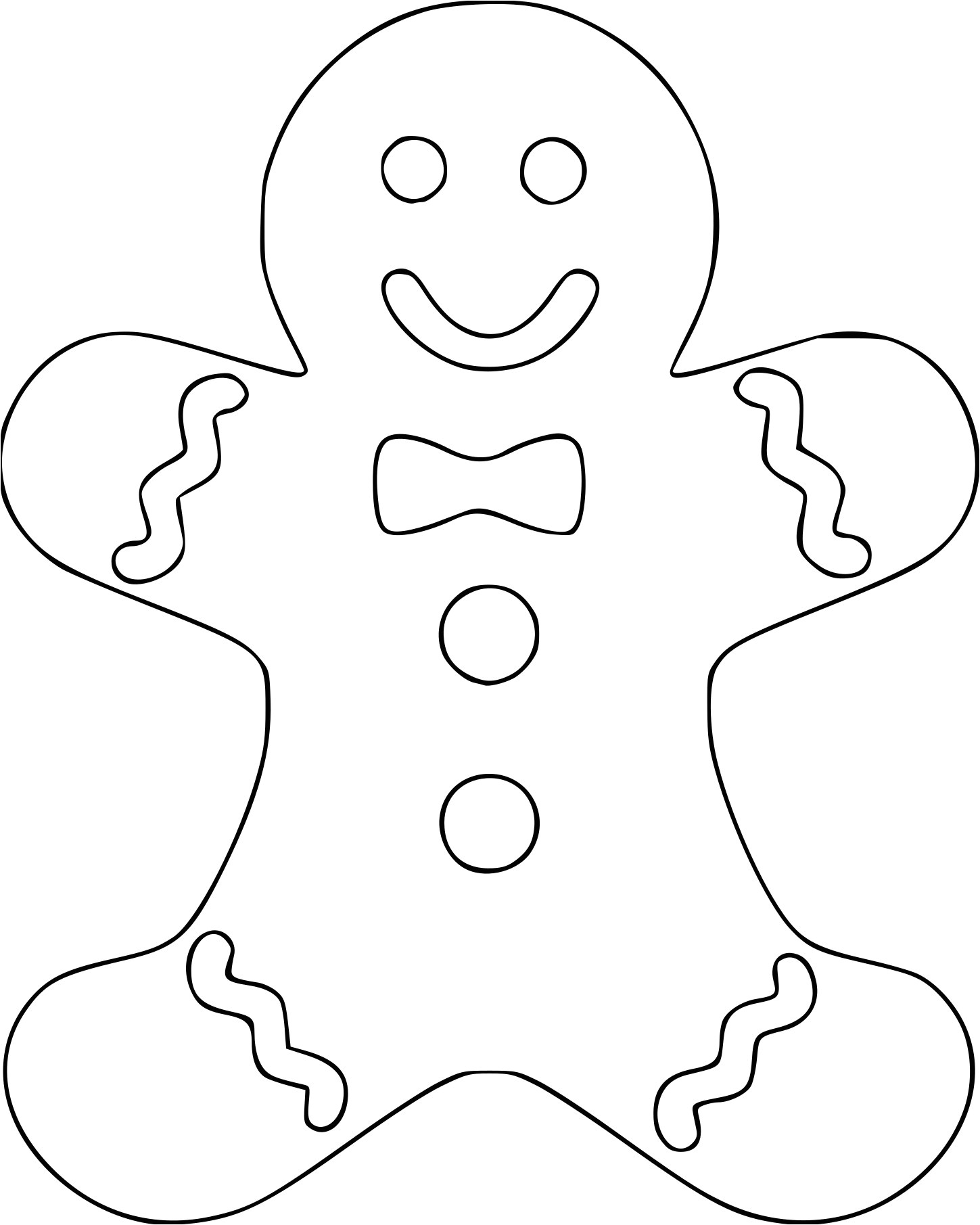 Coloriage Bonhomme Pain D Epice Dessus Coloriage Bonhomme Pain D Epice A Imprimer