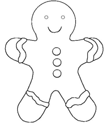 Coloriage Bonhomme Pain D Epice Gabarit Bonhomme Pain D Epice … Templates