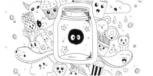 Coloriage Bonne Année à Imprimer Plume evenements Petillants Page 69 Sur 136
