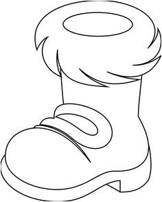 Coloriage Botte De Noel A Imprimer Les 12 Meilleures Images De Bottes P¨re No L