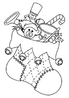 Coloriage Botte De Noel Les 22 Meilleures Images De Coloriages De No L