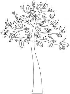 Coloriage Branche D Arbre Imprimer Coloriage D Arbre 15 Sur T Te Modeler Avec