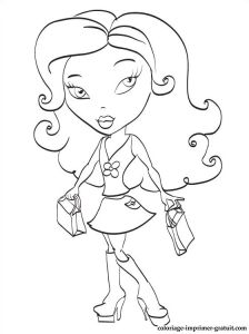Coloriage Bratz A Imprimer Bratz Cloe Dessin Imprimer Coloriage Gratuit