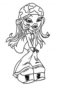 Coloriage Bratz A Imprimer Coloriage De Bratz