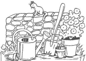 Coloriage Cabane De Jardin Coloriages Au Jardin