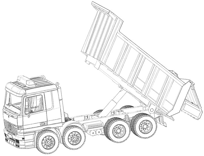 Coloriage Camion Avec Remorque Coloriage Magique Addition Coloriage Camion Poubelle