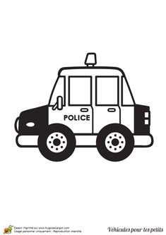 Coloriage Camion De Police 7 Meilleures Images Du Tableau Camion Voiture