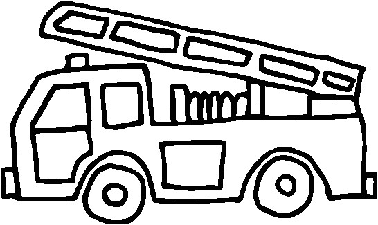 Coloriage Camion De Pompier A Imprimer Gratuit Coloriage Camion Pompier Les Beaux Dessins De Transport  