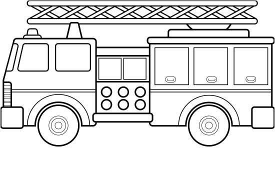 Coloriage Camion De Pompier A Imprimer Gratuit Dessin Camion De Pompier En Couleur