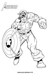 Coloriage Captain America A Imprimer Gratuit Captain America 39 Super Héros – Coloriages à Imprimer