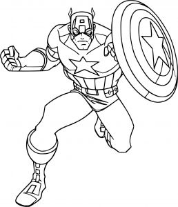 Coloriage Captain America A Imprimer Gratuit Coloriage Avengers Coloriages Avengers à Imprimer