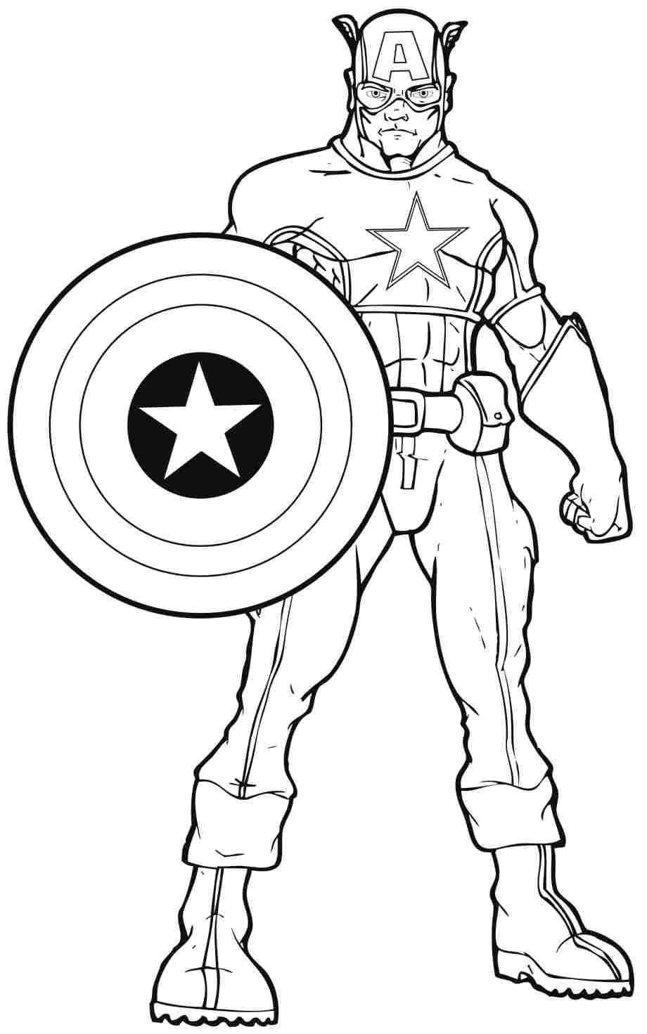 Coloriage Captain America A Imprimer Gratuit Meilleur De Coloriage A Imprimer Captain America