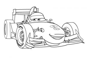 Coloriage Cars Francesco A Imprimer Coloriage Cars Et Cars 2 Et Dessins De Flash Mc Queen