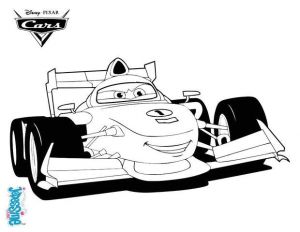 Coloriage Cars Francesco A Imprimer Coloriages Cars 2 Francesco Bernoulli Fr Hellokids