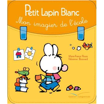 Coloriage Cartable Petite Section Petit Lapin Blanc tout Carton Petit Lapin Blanc Mon Imagier De L école