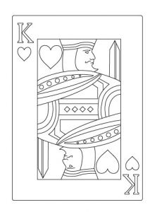 Coloriage Carte à Jouer Casino Dessins Pour Colorier Coloriage Carte A Jouer