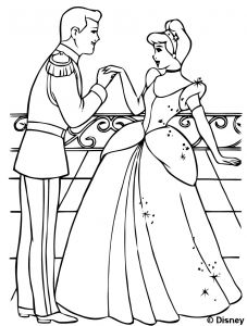 Coloriage Cendrillon Et son Prince 20 Dessins De Coloriage Cendrillon Avec son Prince à Imprimer
