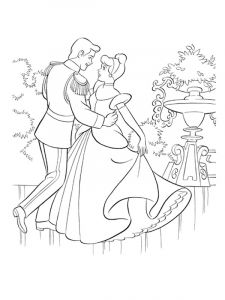 Coloriage Cendrillon Et son Prince Coloriage La Danse De Cendrillon Et son Prince Cendrillon