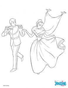 Coloriage Cendrillon Et son Prince Coloriages Cendrillon Et son Prince Fr Hellokids