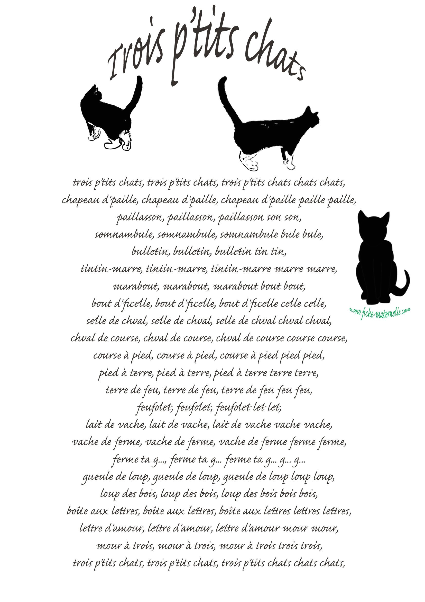 Coloriage Chapeau De Paille élégant Chanson 3 Petits Chats – Marcorandazzo