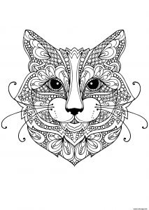 Coloriage Chat Anti Stress Coloriage Antistress Un Chat Lulu La Taupe Jeux Gratuits