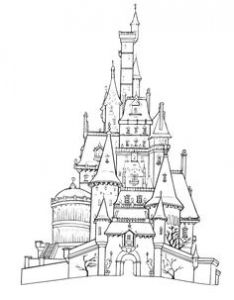Coloriage Chateau Belle Au Bois Dormant A Imprimer 1000 Images About Coloriage On Pinterest