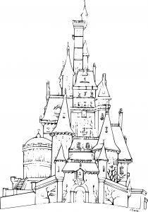 Coloriage Chateau De Disney 27 Disney Descendants Coloring Pages