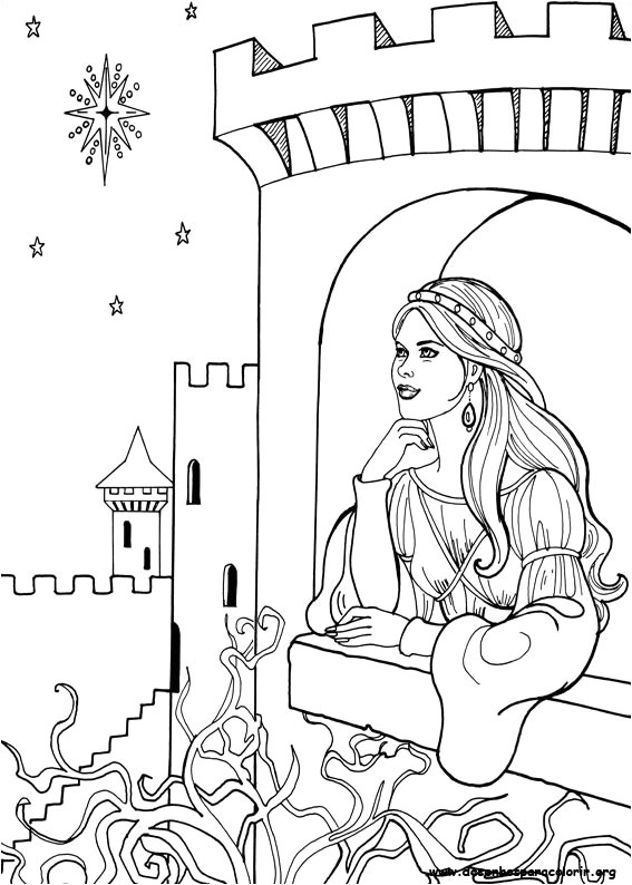 Coloriage Château De Princesse atelie Meu Cantinho Das Artes "princesa Leonora" Para Colorir