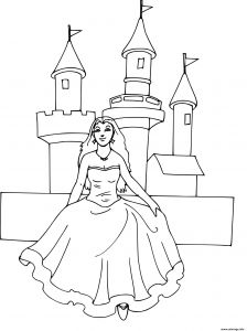 Coloriage Château De Princesse Coloriage Chateau Princesse Disney Dessin